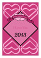 Heart Banner Valentine Vertical Rectangle Labels 1.875x2.75